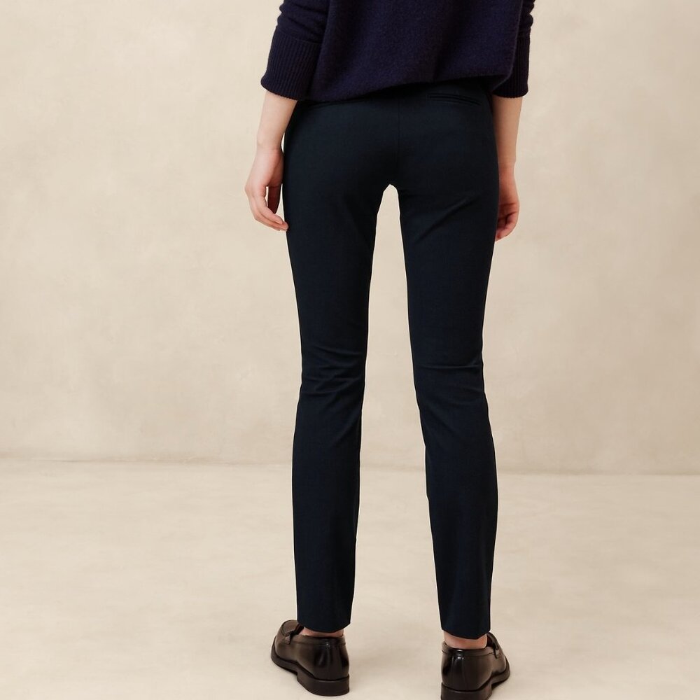 NWOT BANANA REPUBLIC Sloan Fit Pant Black 00P - Picture 2 of 15